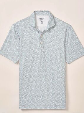 Johnnie-O Performance Floral Jersey Springwood Polo Porto Pink Size XL BNWT